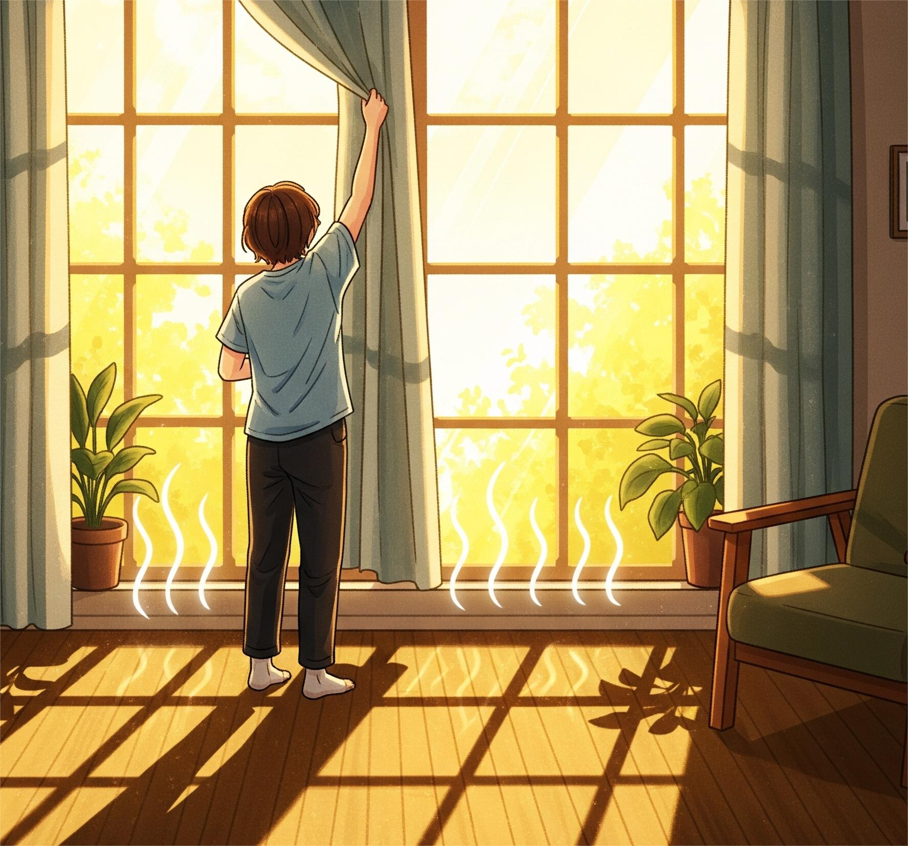 Cool room without AC - step 1